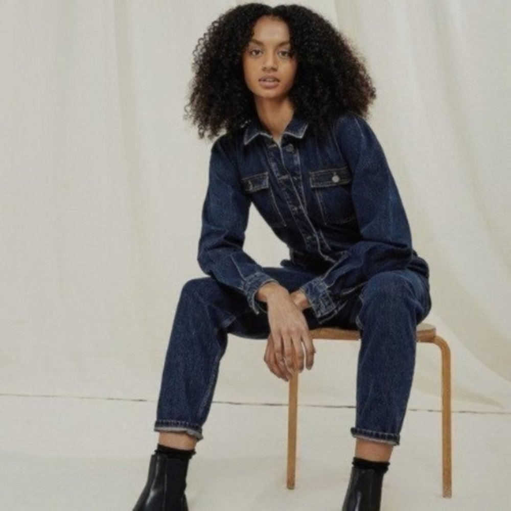 NWT People Tree Ethically Made Yara Denim Boilersuit
